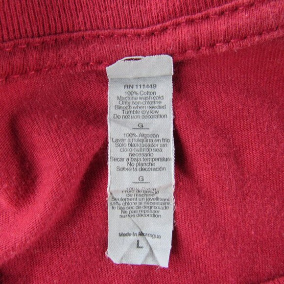 Lone Star Rally 2017 Galveston Texas Island Red Long Sleeve Graphic T-Shirt - Picture 5 of 7